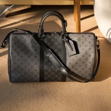 루이비통 키폴 반둘리에 50 모노그램 이클립스 리버스 캔버스 여행용 가방