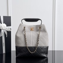 샤넬 25 공방 컬렉션 스웨이드 쇼핑백 (AS5636)