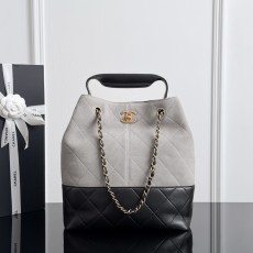 샤넬 25 공방 컬렉션 스웨이드 쇼핑백 (AS5636)