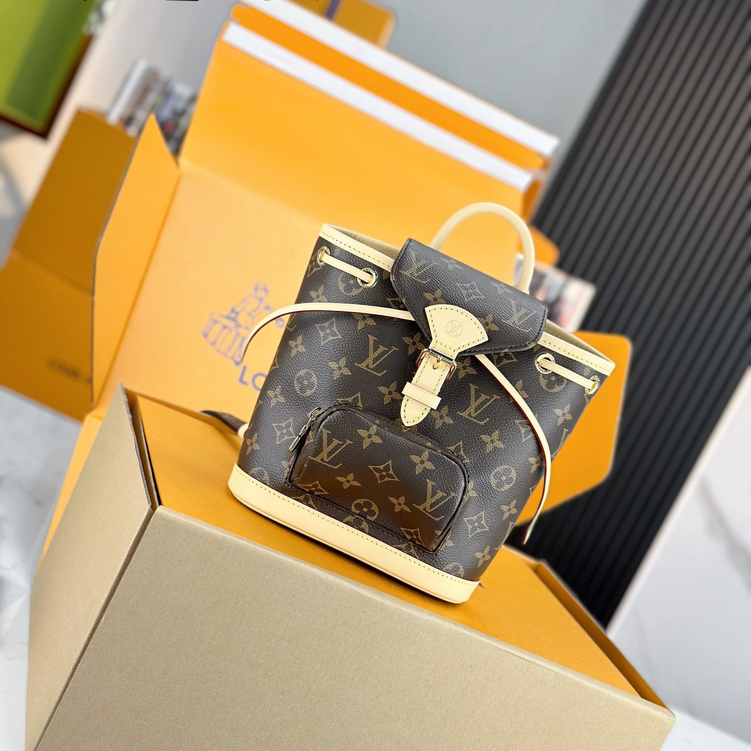 루이비통 몽수리 미니 백팩